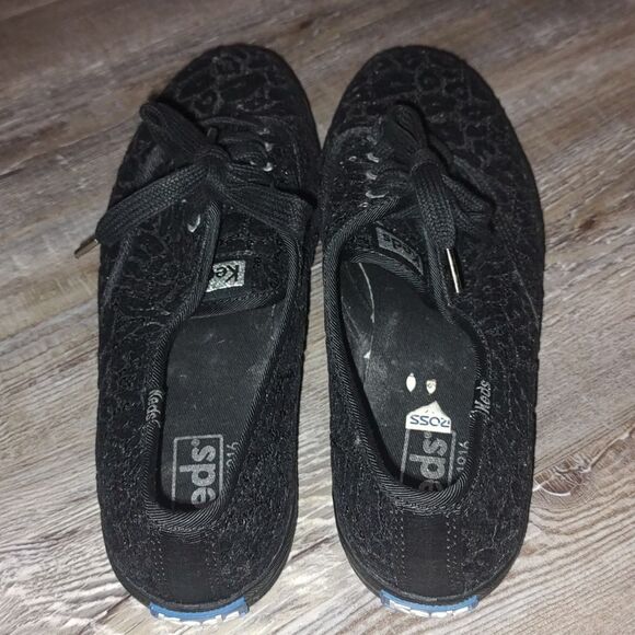 KED Black Sequin Cheetah Shoe Sz 7.5 - Picture 4 of 9